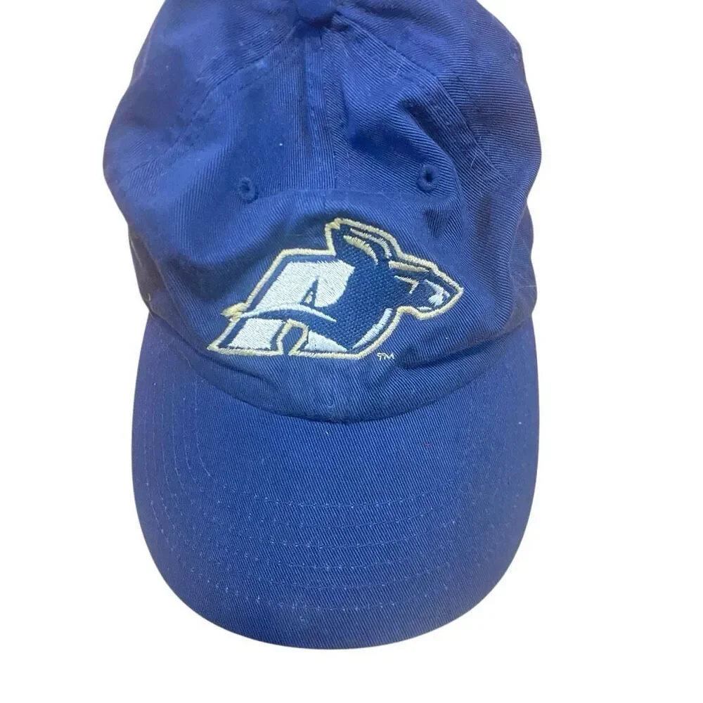 Akron zips adjustable hat, blue white